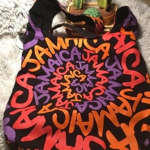 Robin Ruth Jamaica Large Canvas Tote